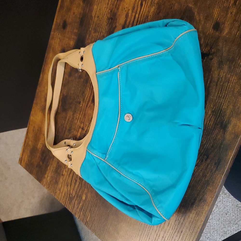 Cole Haan Megan Reversible Handbag - Bright Blue and Colorful